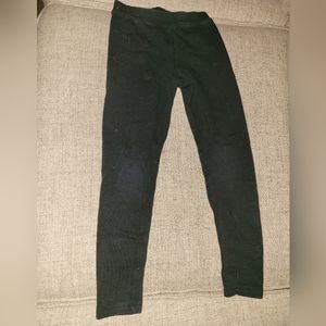 Girls Black Leggings with Sparkles Sz 6/6x
